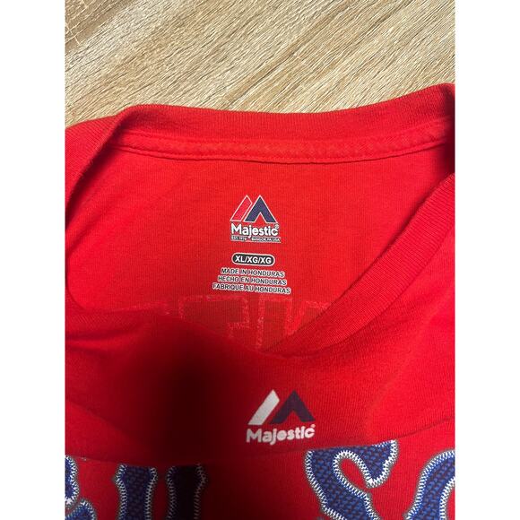 Andrew Benintendi Red Sox Vintage Red Shirt Jersey Mens XL - Picture 3 of 3